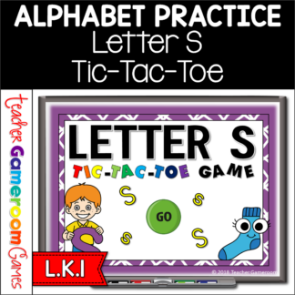 Letter T Tic-Tac-Toe Powerpoint Game