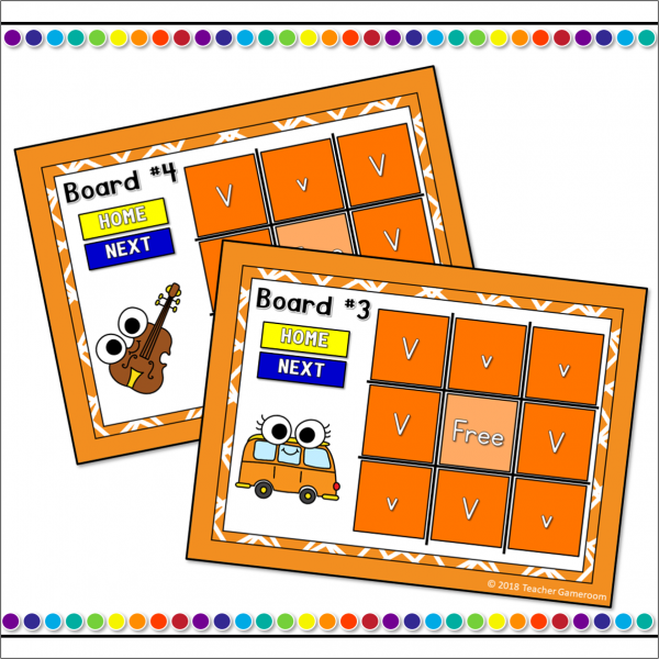 Letter Z Tic-Tac-Toe Powerpoint Game - Image 2