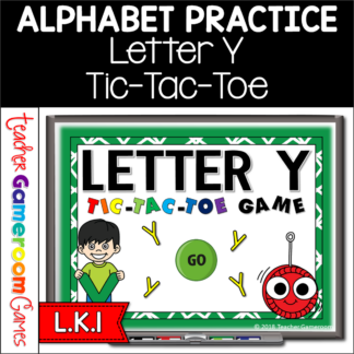 Letter X Tic-Tac-Toe Powerpoint Game