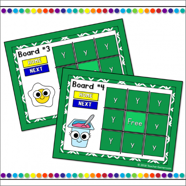 Letter Y Tic-Tac-Toe Powerpoint Game - Image 2