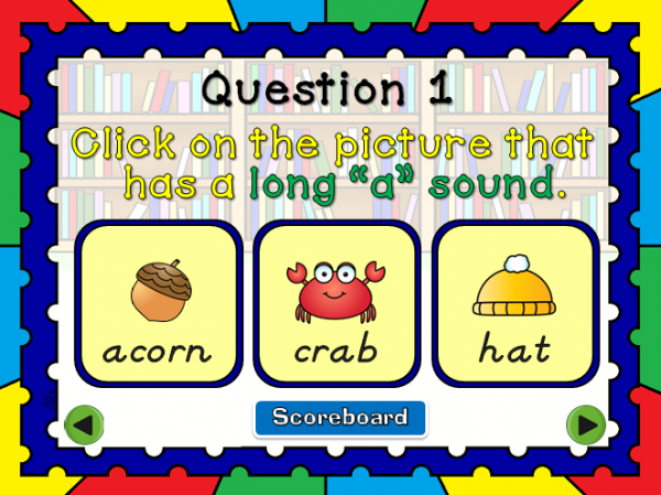 Long or Short Vowel Practice Teacher vs Student Powerpoint Game - Image 3