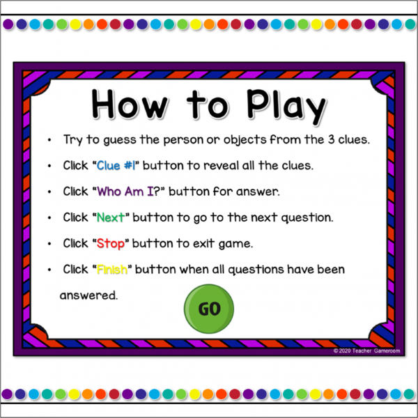 Magic E Who Am I Powerpoint Game - Image 5