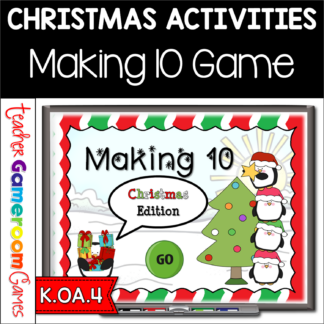 Making 10 Christmas Teacher vs Student Powerpoint Game
