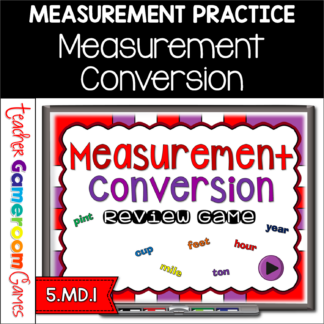 Measurement Conversion Review Powerpoint Game