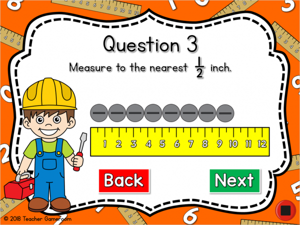 Measurement to the Half Inch Task Cards - Image 2