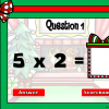 Missing Numbers in Multiplication Christmas Student vs Student Powerpoint Game - Image 3
