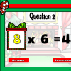 Missing Numbers in Multiplication Christmas Student vs Student Powerpoint Game - Image 2