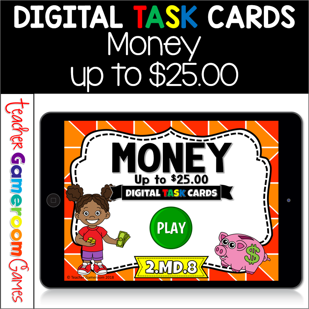 Money Task Cards Cover