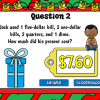 Money Word Problems Christmas Student vs Student Powerpoint Game - Image 2