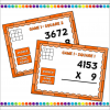 Multiplication 4 Digit by 1 Digit Numbers Tic-Tac-Toe Powerpoint Game - Image 3