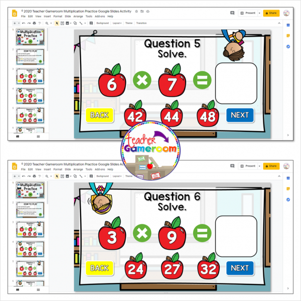 Multiplication Practice Google Slides Activity - Image 2