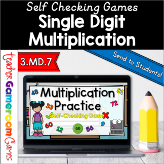 Multiplication Self-Checking Powerpoint Game