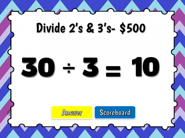 Multiplication and Division Review PowerPoint Game - Image 2