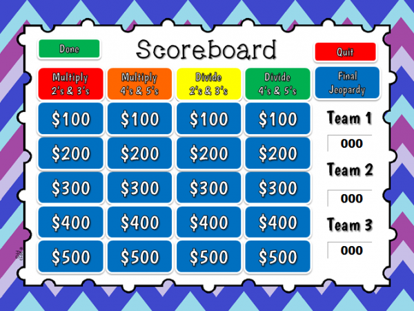 Multiplication and Division Review PowerPoint Game - Image 4