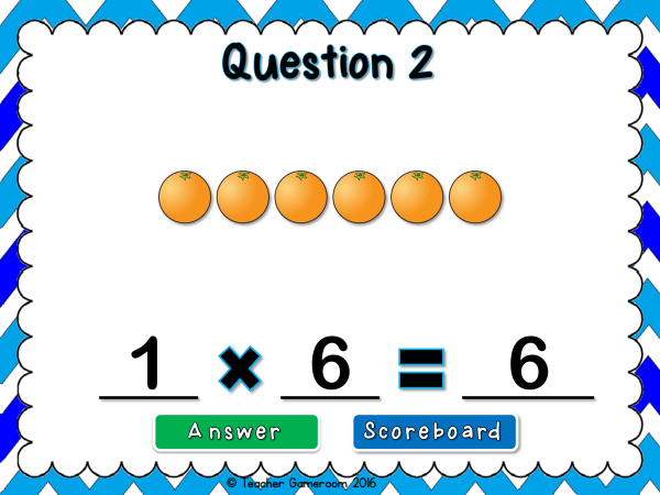 Multiplication with Arrays Teacher vs. Student Game - Image 2