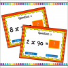 Multiplying 1 Digit Numbers by Multiples of 10 Student vs Student PowerPoint Game - Image 3
