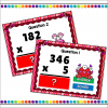 Multiplying 3 Digit by 1 Digit Numbers Find the Star Powerpoint Game - Image 3