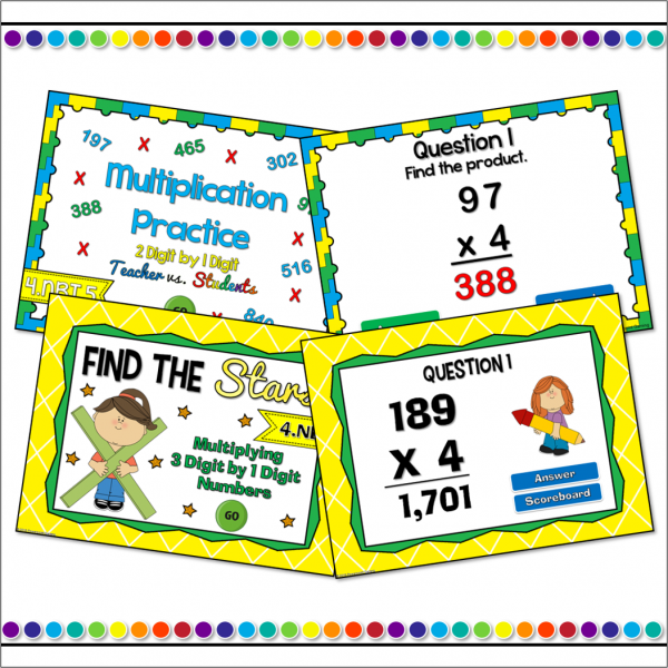 Multiplying Fractions Powerpoint Game Bundle - Image 3