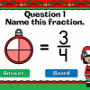 Naming Fractions Christmas Student vs Student Powerpoint Game - Image 4
