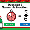 Naming Fractions Christmas Student vs Student Powerpoint Game - Image 3