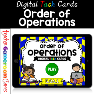 Order of Operations Task Cards