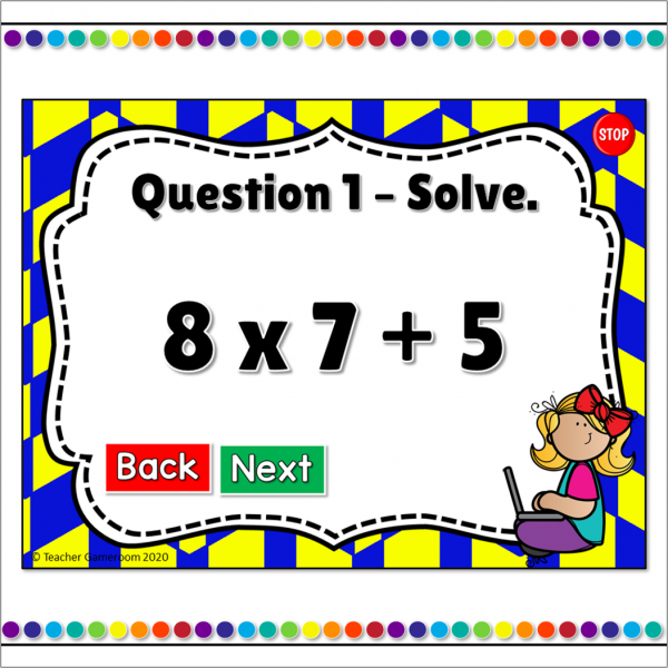 Order of Operations Task Cards - Image 4