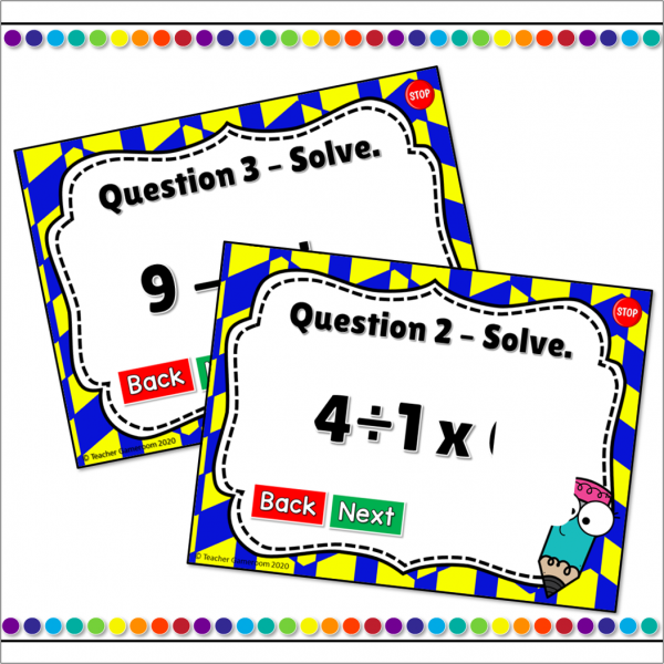 Order of Operations Task Cards - Image 3
