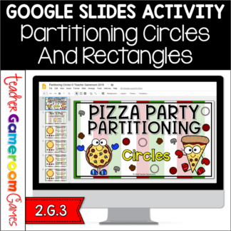 Distance Learning Partitioning Circles and Rectangles Activity