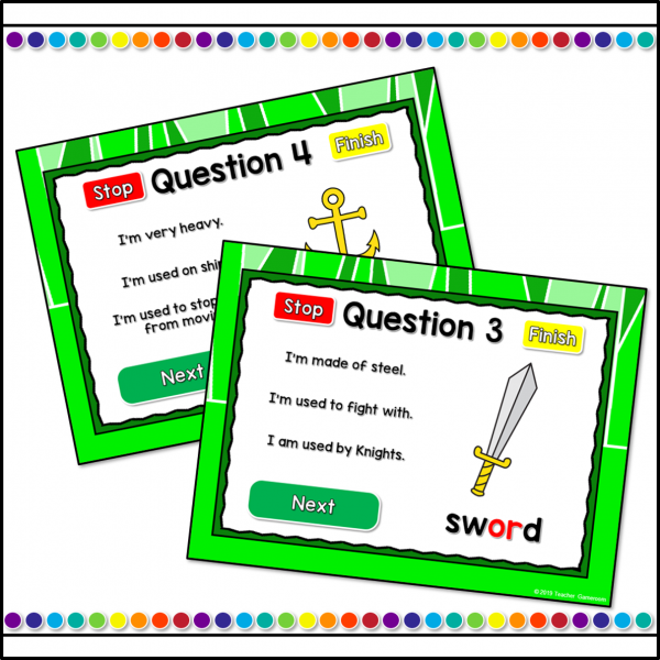 R-Controlled Vowels -OR Words Who Am I Powerpoint Game - Image 4