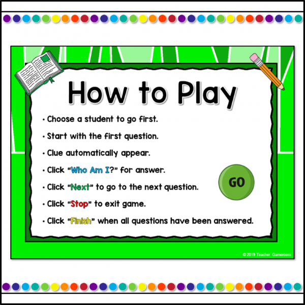R-Controlled Vowels -OR Words Who Am I Powerpoint Game - Image 2