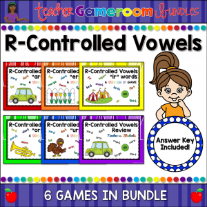 R-Controlled Vowels Teacher vs Student Powerpoint Game