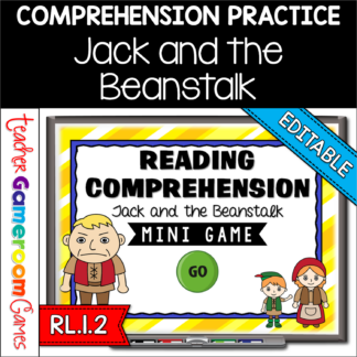 Reading Comprehension - Fairy Tales - Jack and the Beanstalk Mini Powerpoint Game