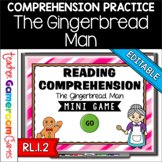 Reading Comprehension - Fairy Tales - The Gingerbread Man Mini Powerpoint Game
