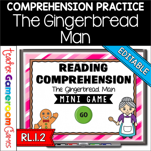 Reading Comprehension - Fairy Tales - The Gingerbread Man Mini Powerpoint Game