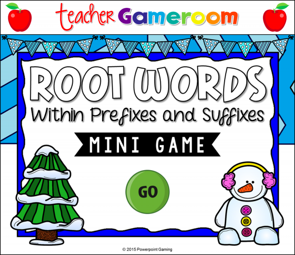 Root Words in Prefixes and Suffixes Mini Game - Image 2