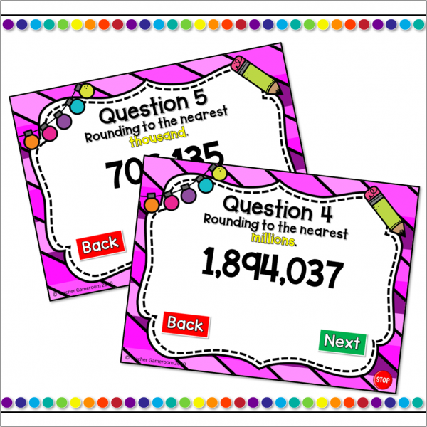 Rounding Numbers Task Cards Set - Image 2