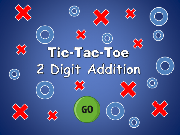 Tic-Tac-Toe 2 Digit Addition Powerpoint Game - Image 5