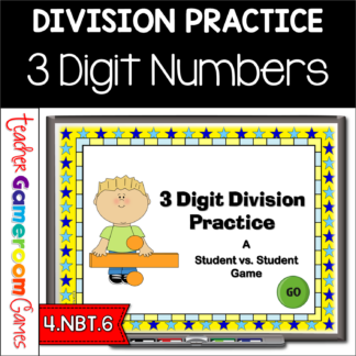 Student vs Student - 3 Digit Division Student vs Student Game
