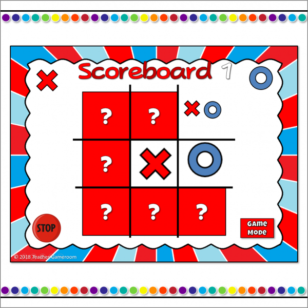 Tic Tac Toe - Area and Perimeter Powerpoint Game Metric System - Image 4