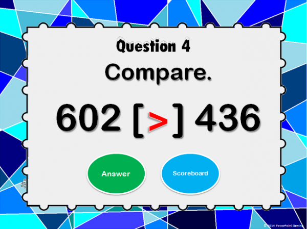 Teacher vs Student - Comparing Numbers PowerPoint Game - Image 3