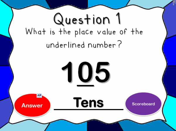 Teacher vs Student - Place Value PowerPoint Game