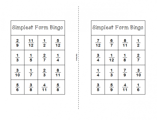 Simplest Form Bingo Powerpoint Game - Image 2