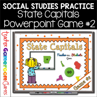 State Capitals Digital Powerpoint Game #2