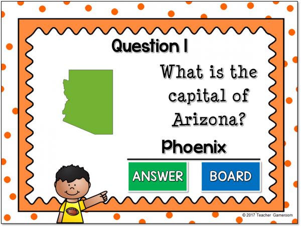 State Capitals Digital Powerpoint Game #2 - Image 3