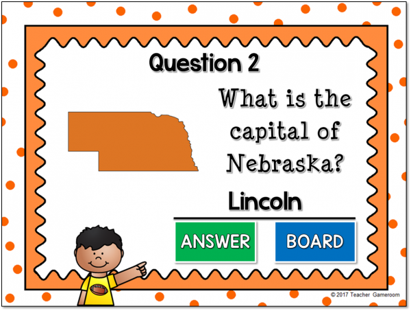 State Capitals Digital Powerpoint Game #2 - Image 4