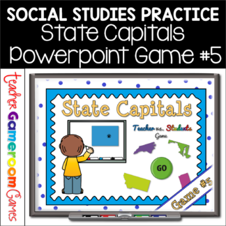 State Capitals Digital Powerpoint Game #5