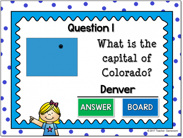State Capitals Digital Powerpoint Game #5 - Image 3