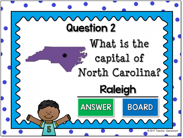 State Capitals Digital Powerpoint Game #5 - Image 4