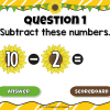 Subtracting to 10 Spring Powerpoint Game - Image 3
