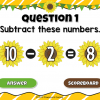 Subtracting to 10 Spring Powerpoint Game - Image 2